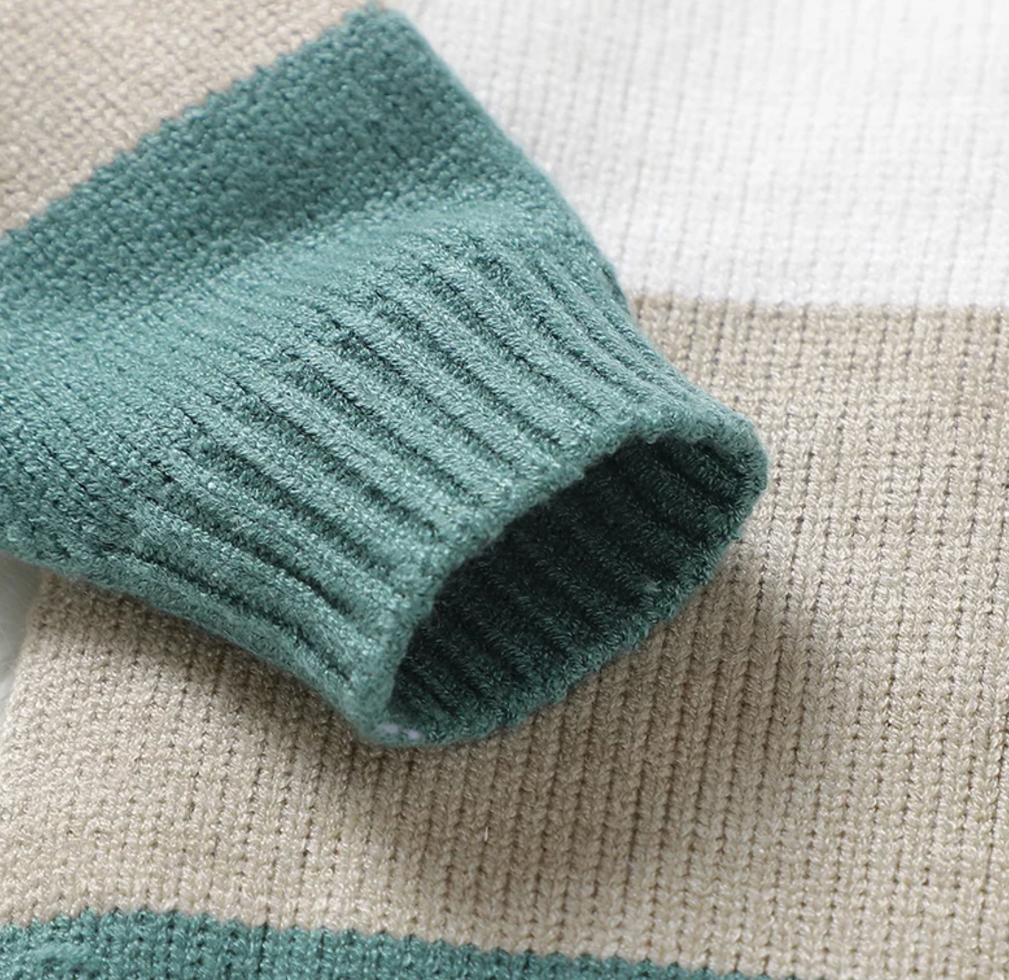 LittleMaylah™ Baby Patchwork Sweater & Pant Set