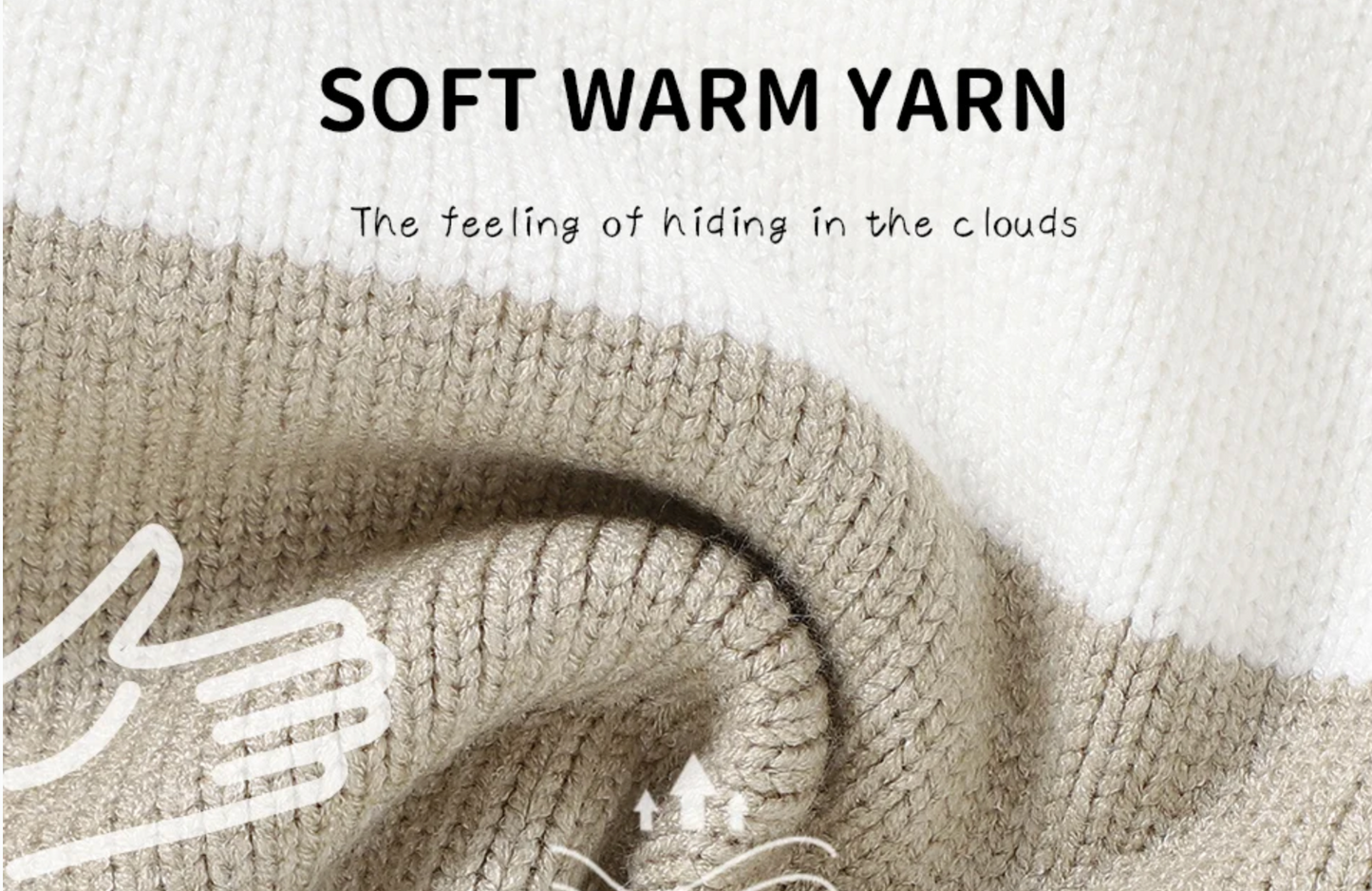 LittleMaylah™ Baby Patchwork Sweater & Pant Set