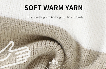 LittleMaylah™ Baby Patchwork Sweater & Pant Set