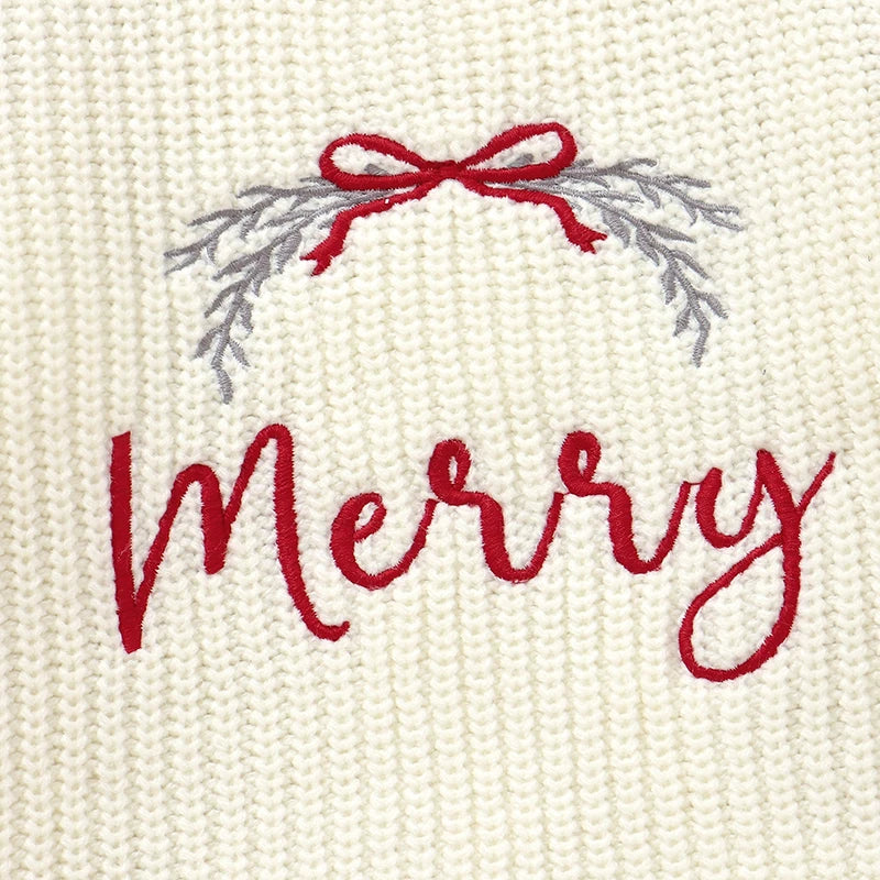 LittleMaylah™ Baby Christmas Knitted Sweater