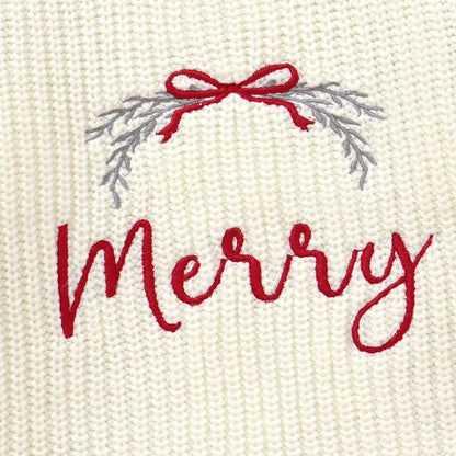 LittleMaylah™ Baby Christmas Knitted Sweater