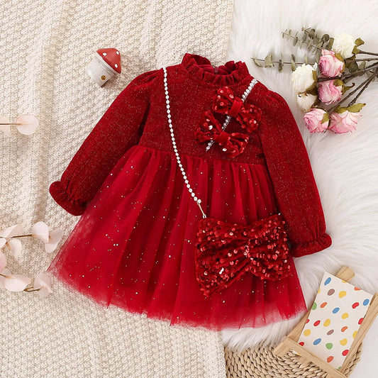 LittleMaylah™ Christmas Princess Dress