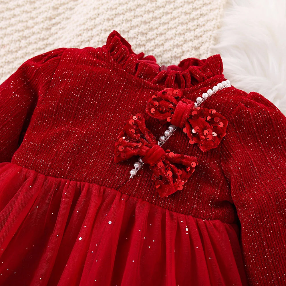 LittleMaylah™ Christmas Princess Dress