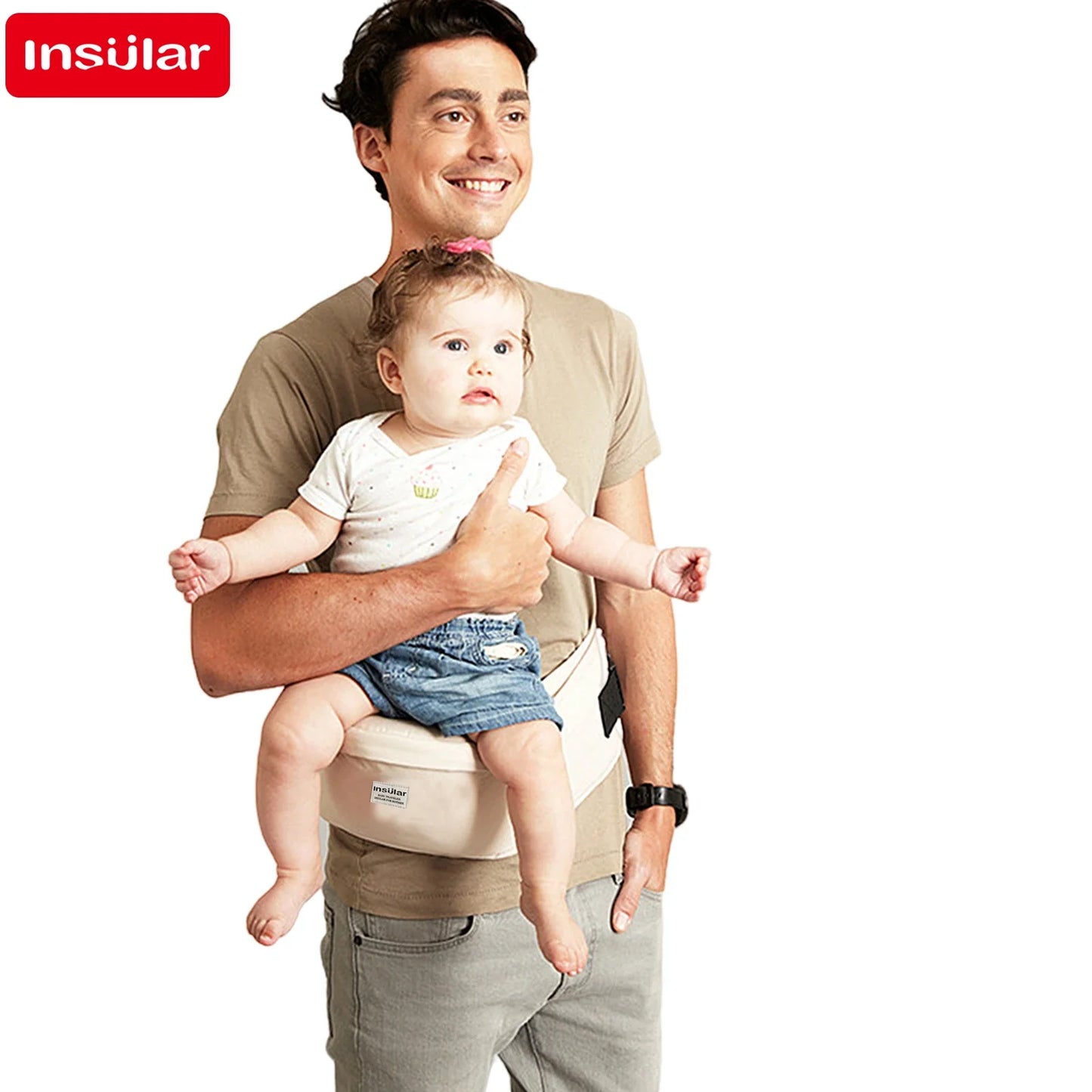 LittleMaylah Baby Carrier Waist Stool – Adjustable Hipseat Carrier for Infants & Toddlers