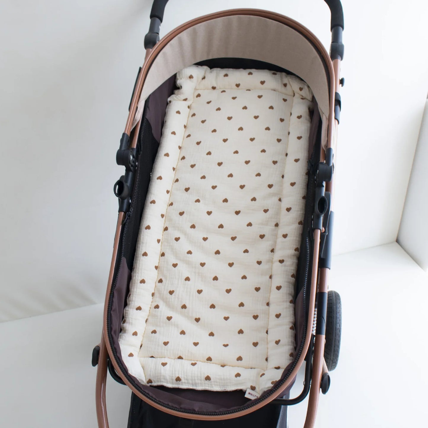 Baby Stroller Seat Cushion Soft Mattress Kids Pushchair Car Mat Stroller Accessories Cotton Thickened Four Seasons Baby Cart Mat