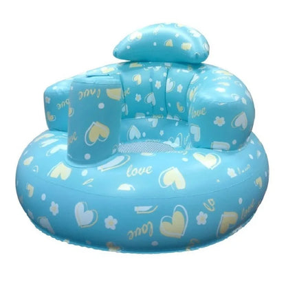Baby Inflatable Seat for Babies 3-36 Month Built in Air Pump Infant Back Support Sofa Toddler Chair for SittingUp Baby Bath Seat