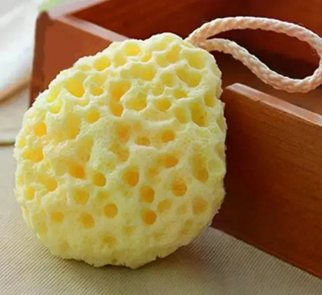 LittleMaylah™ Honeycomb Baby Bath Sponge – Soft Massage & Gentle Cleaning Brush