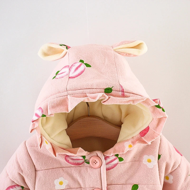 LittleMaylah™ Strawberry Padded Coat