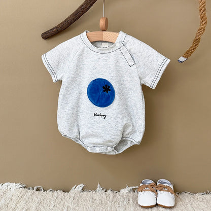 LittleMaylah™ Newborn Baby Bodysuit – Cotton Triangle Romper with Plush Letter Design (0–18M)