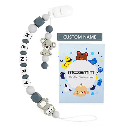 TYRY.HU Silicone Beads Supports Customized English Letter Names Please make a note or contact the seller before placing an order
