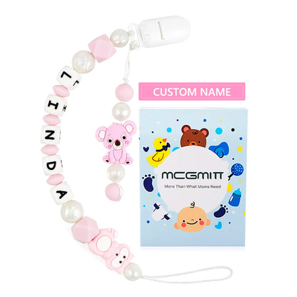 TYRY.HU Silicone Beads Supports Customized English Letter Names Please make a note or contact the seller before placing an order