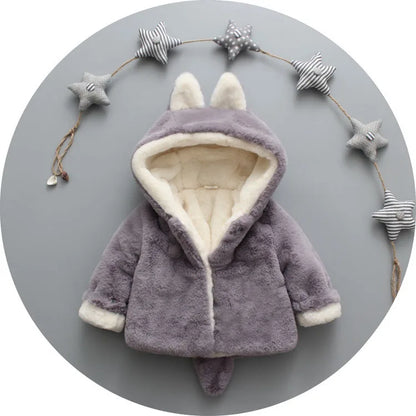 LittleMaylah™ Baby Winter Plush Cotton Outfit