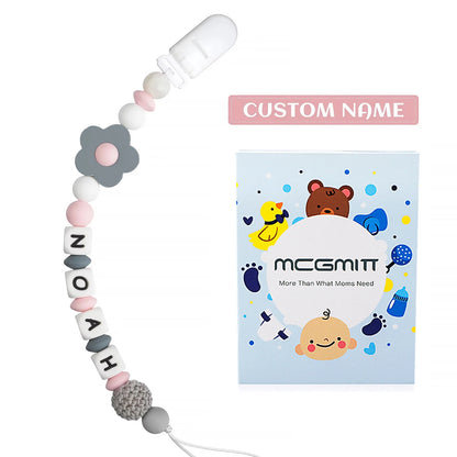 TYRY.HU Silicone Beads Supports Customized English Letter Names Please make a note or contact the seller before placing an order