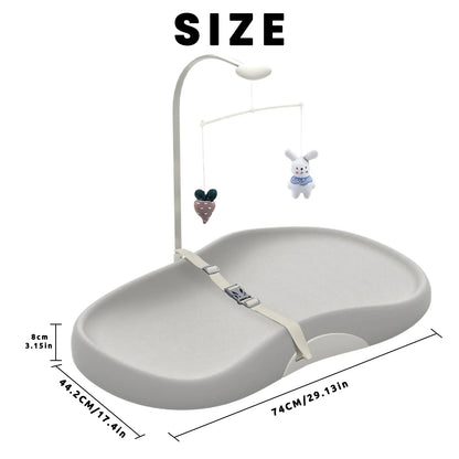 Baby Changing Pad Nursery Style Wipe-Clean Contoured Easy to Clean, Non-Slip Design for Changing Tables