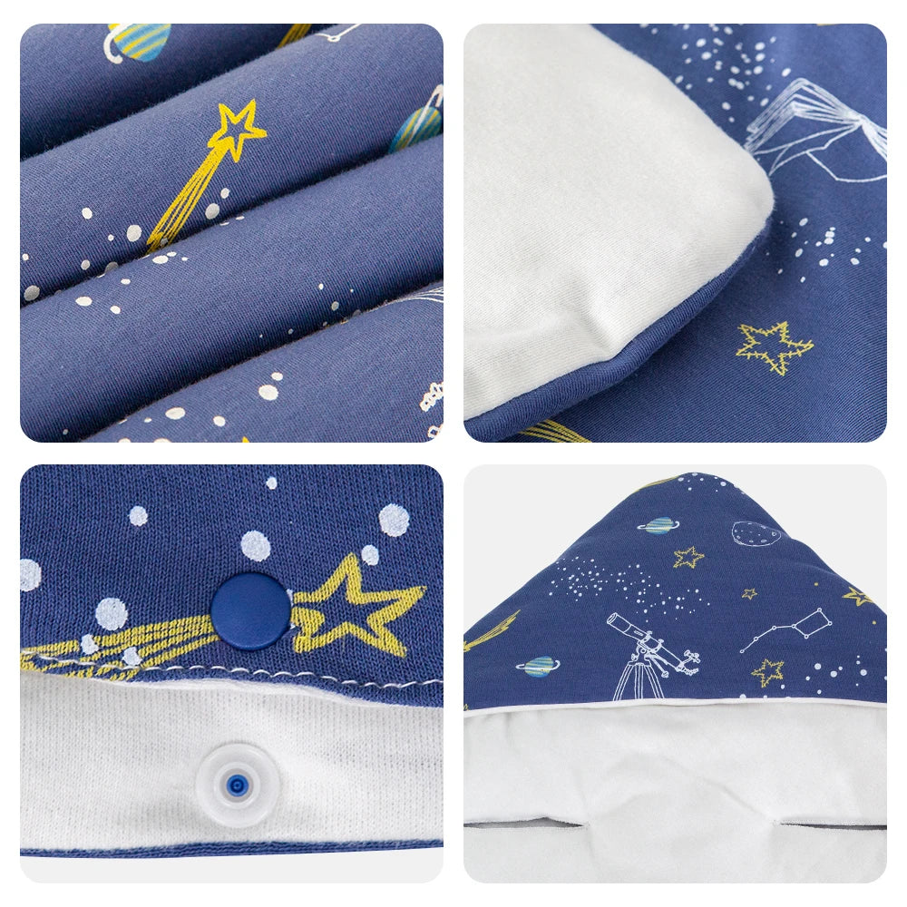 LittleMaylah™ Hooded Baby Wrap Blanket – Windproof Winter Swaddle for Car Seat & Newborn Discharge (0–12M)