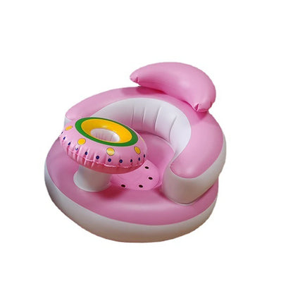 Baby Inflatable Seat for Babies 3-36 Month Built in Air Pump Infant Back Support Sofa Toddler Chair for SittingUp Baby Bath Seat