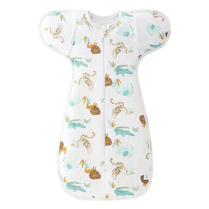 LittleMaylah™ 100% Cotton Newborn Swaddle Sleepsack – Soft Bedding Wrap (0–6 Months)