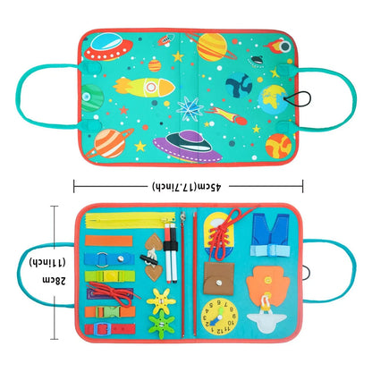 LittleMaylah Toddler Montessori Busy Board