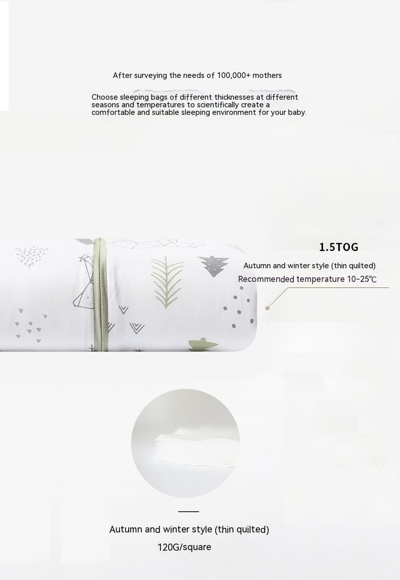 Maisie™ Pure Cotton Newborn Baby Supplies Vest-style Baby Sleeping Bag