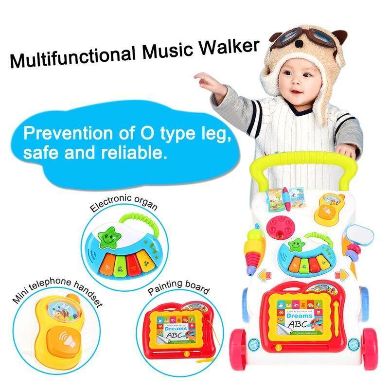 Baby Walker Musical Learning Trolley