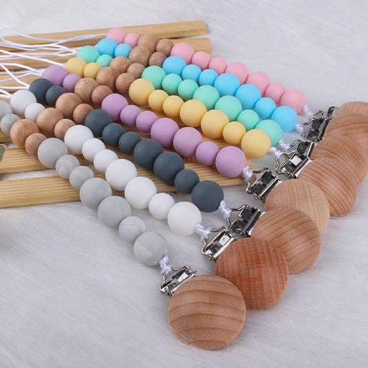 Pacifier Clip Silicone Nipple Chain