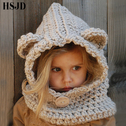 LittleMaylah™ Girls Hats scarf Handmade