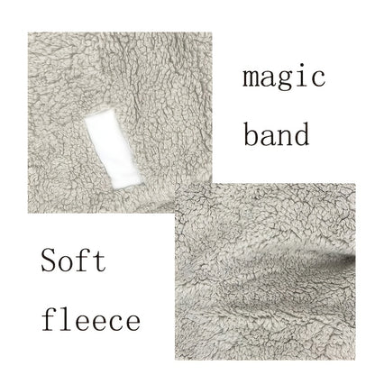 LittleMaylah™ Winter Baby Sleeping Bag – Bear Print Nap Mat with Removable Pillow (0–10 Months)