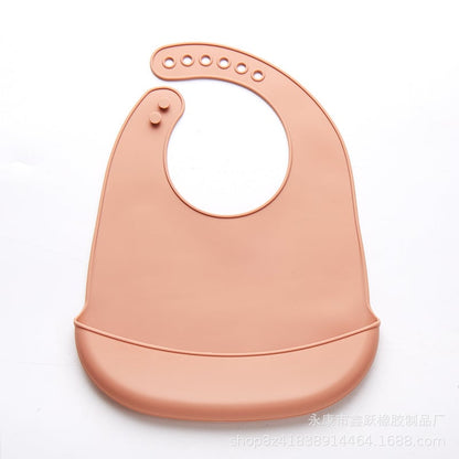 LittleMaylah™ Silicone Baby Bib – Waterproof, Oil-Proof & Easy-Clean
