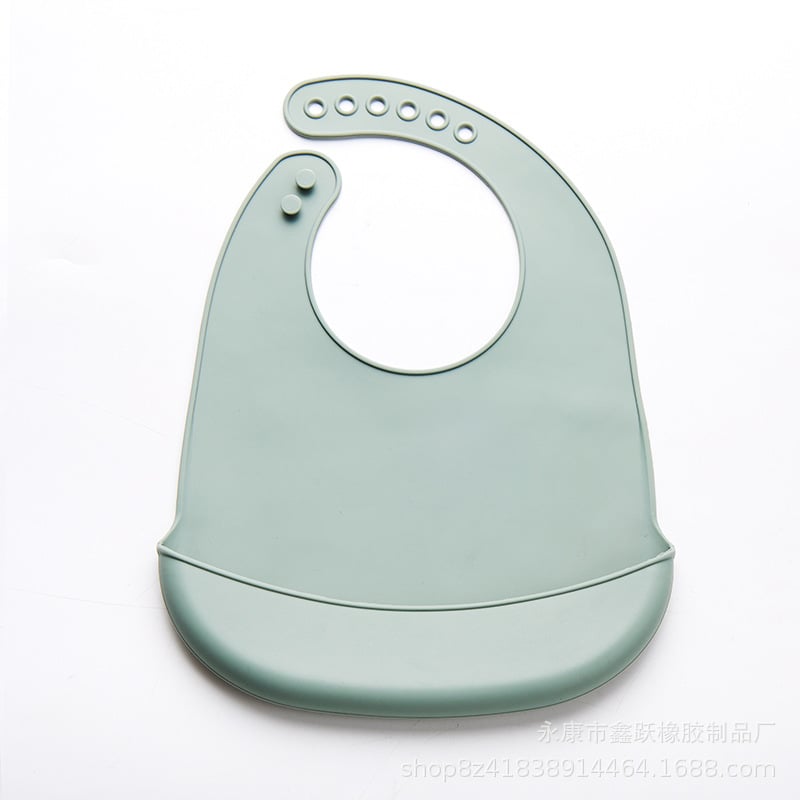 LittleMaylah™ Silicone Baby Bib – Waterproof, Oil-Proof & Easy-Clean