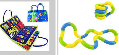 LittleMaylah™  Children's Busy Board Dressing And Buttoning Learning Baby Early Education Preschool Sensory Learning Toy