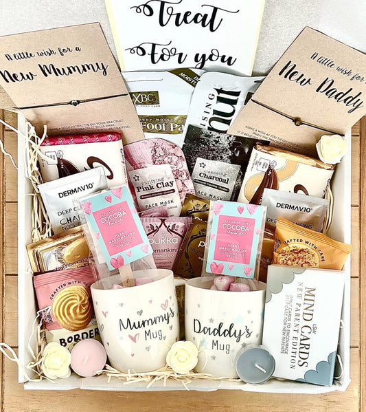 LittleMaylah™ Luxury Mummy & Daddy Pamper Hamper – New Parents Spa Gift Box