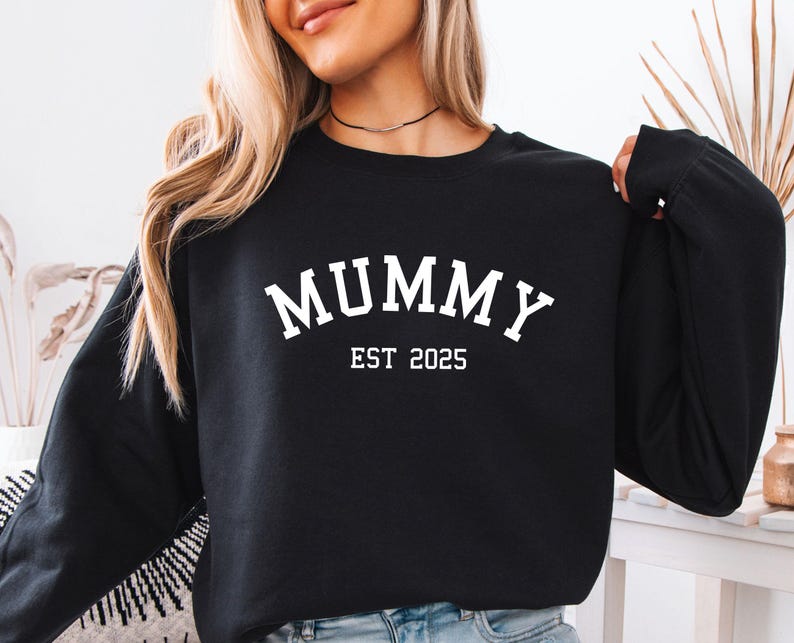 LittleMaylah™ New Mum & Dad Sweatshirt – Mummy To Be & Daddy To Be Gift, New Parents Jumper