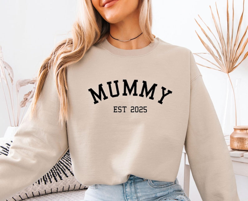LittleMaylah™ New Mum & Dad Sweatshirt – Mummy To Be & Daddy To Be Gift, New Parents Jumper
