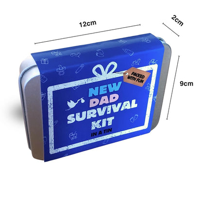 LittleMaylah™ New Dad Survival Kit Tin – Funny Gift for First-Time Fathers & Daddies-to-Be