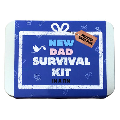 LittleMaylah™ New Dad Survival Kit Tin – Funny Gift for First-Time Fathers & Daddies-to-Be