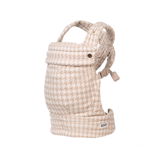 LitlleMaylah™ Baby carrier - Classic Beige Houndstooth